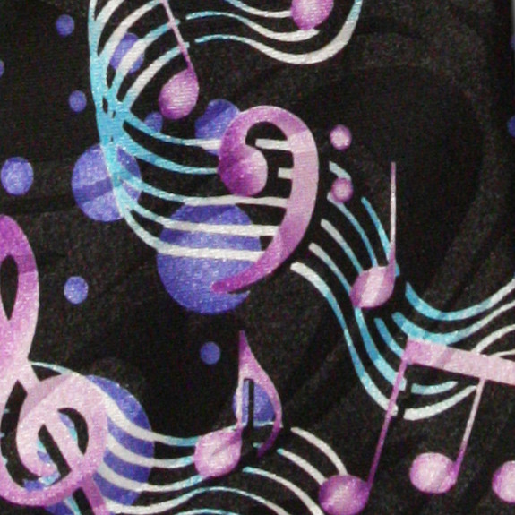 3000-100: Musical Notes Ties Floating Bubbles Neckties Black by Steven Harris at Abcties.com