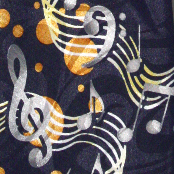 3000-102: Musical Notes Ties Floating Bubbles Neckties Navy by Steven Harris at Abcties.com