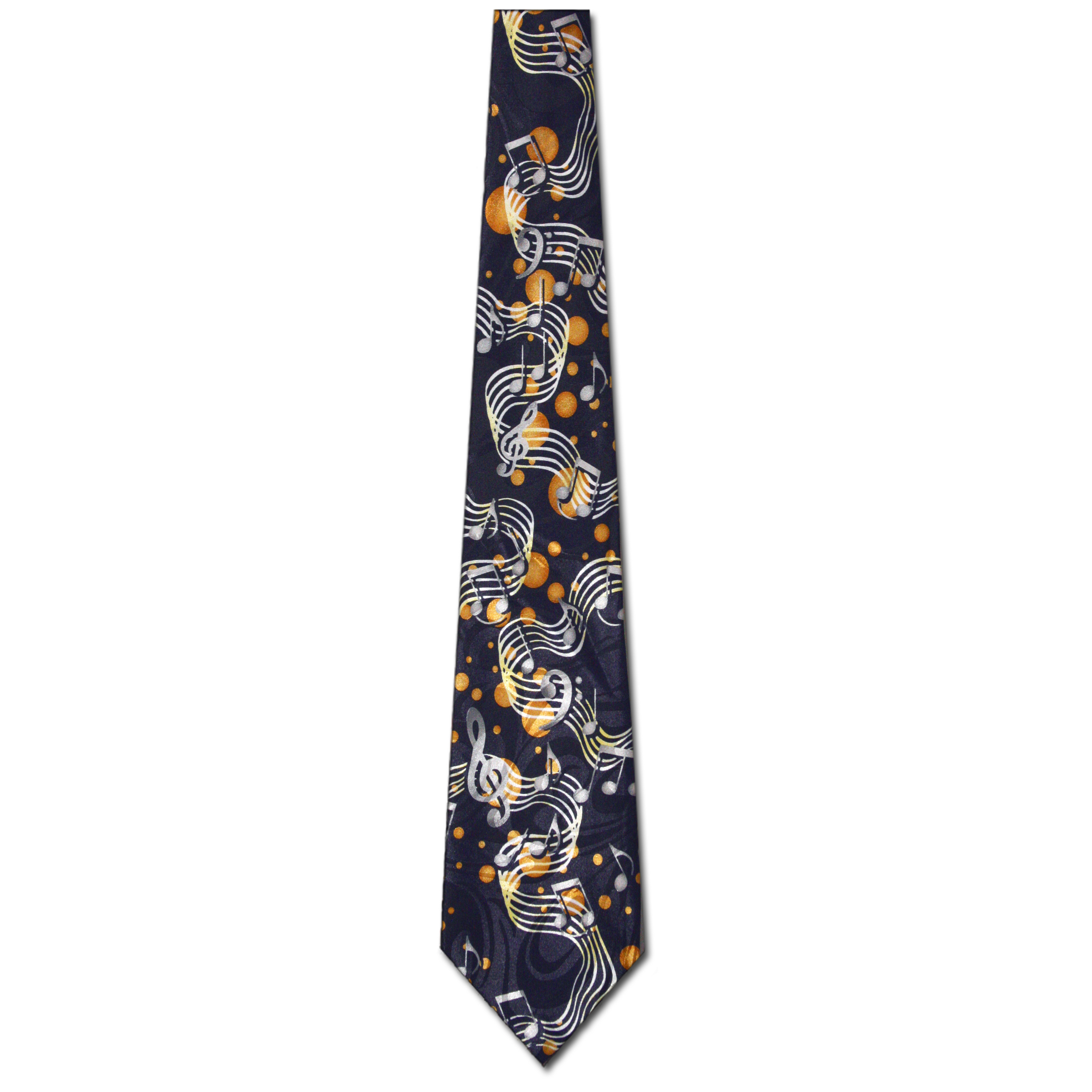 3000-102: Musical Notes Ties Floating Bubbles Neckties Navy by Steven Harris at Abcties.com