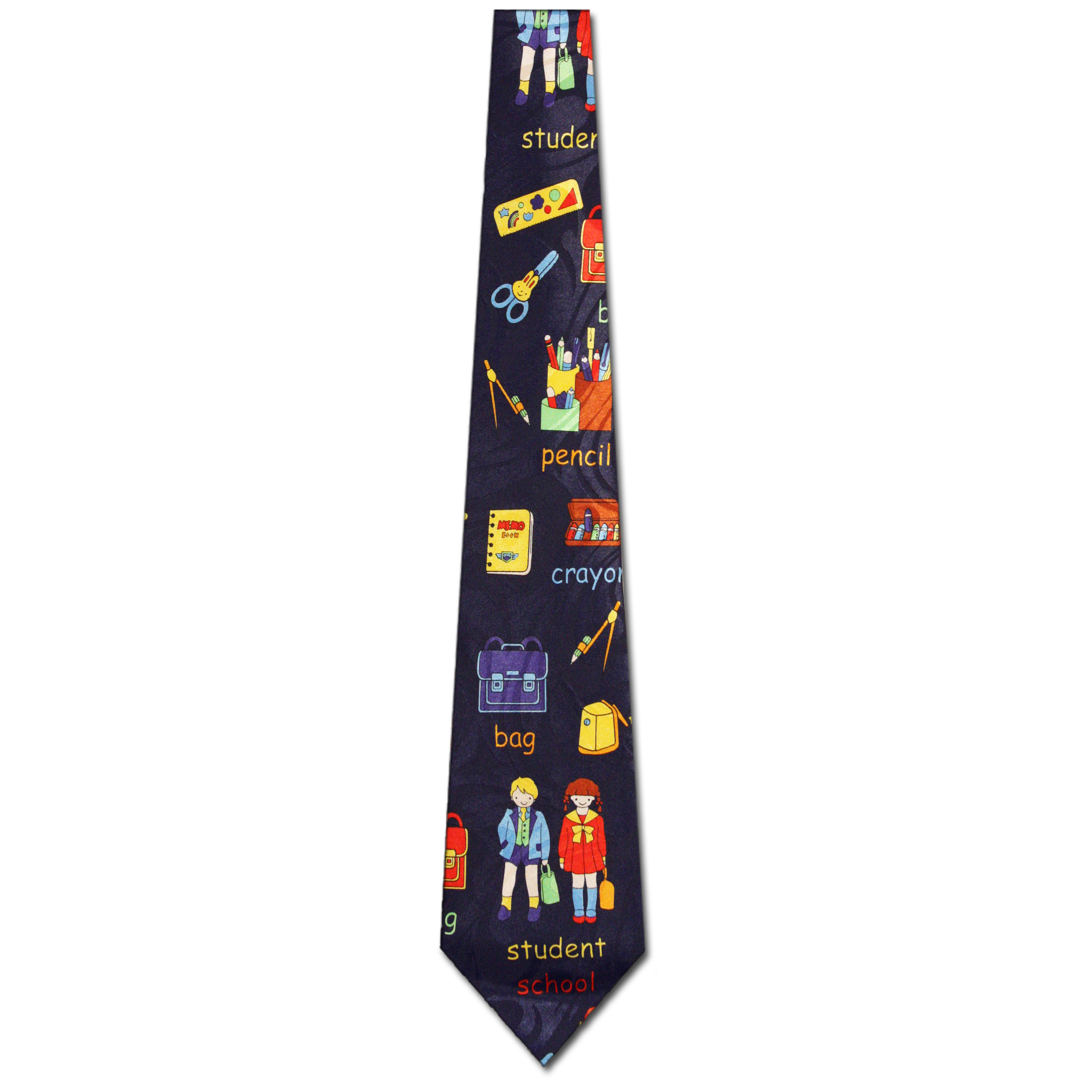 3004-102: School Ties Education Neckties Teacher Student Navy by Steven Harris at Abcties.com