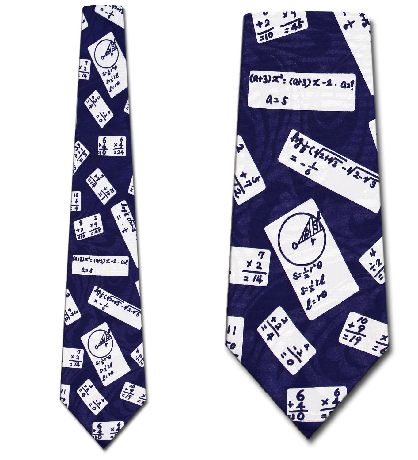 331-102: Math Ties Navy Equations Necktie by Steven Harris