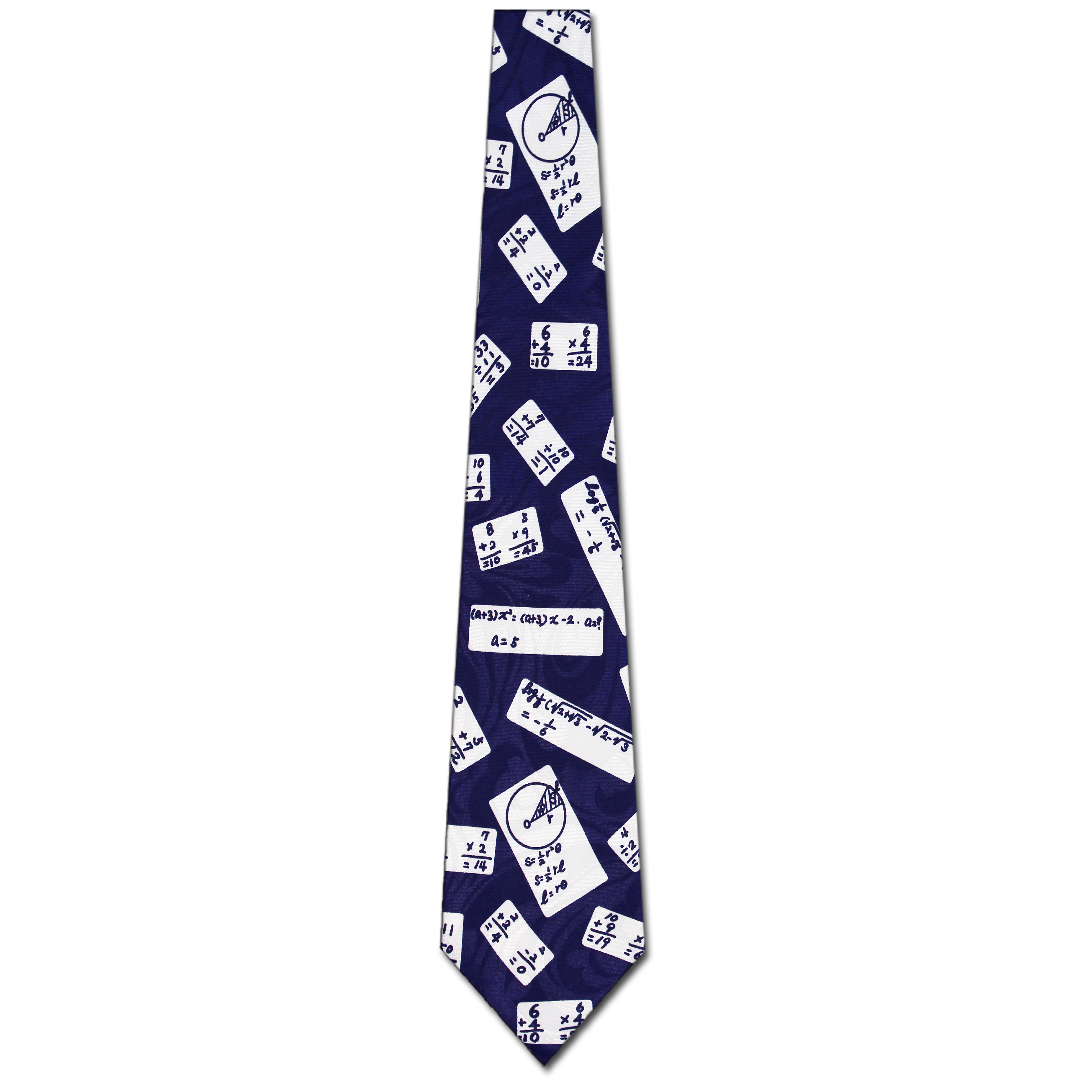 331-102: Math Ties Navy Equations Necktie by Steven Harris at Abcties.com