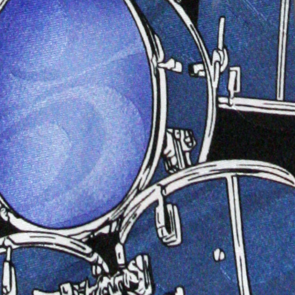 348-100: Drum Set Ties Drums Neckties by Steven Harris