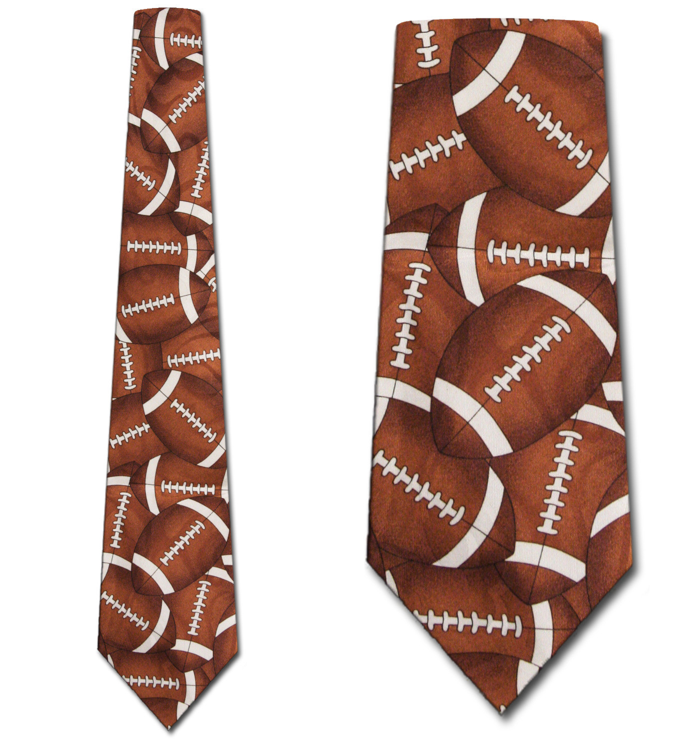 355-100: Just Footballs Tie Foot Ball Neckties by Steven Harris