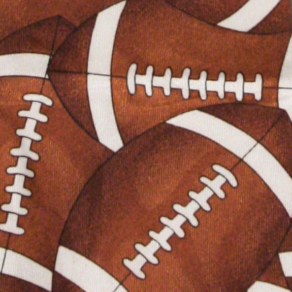 355-100: Just Footballs Tie Foot Ball Neckties by Steven Harris