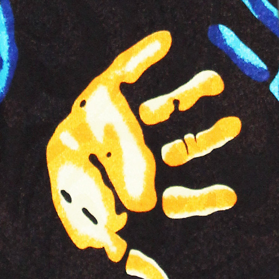 424-100: Handprint Ties Childs Hand Print Neckties by Steven Harris