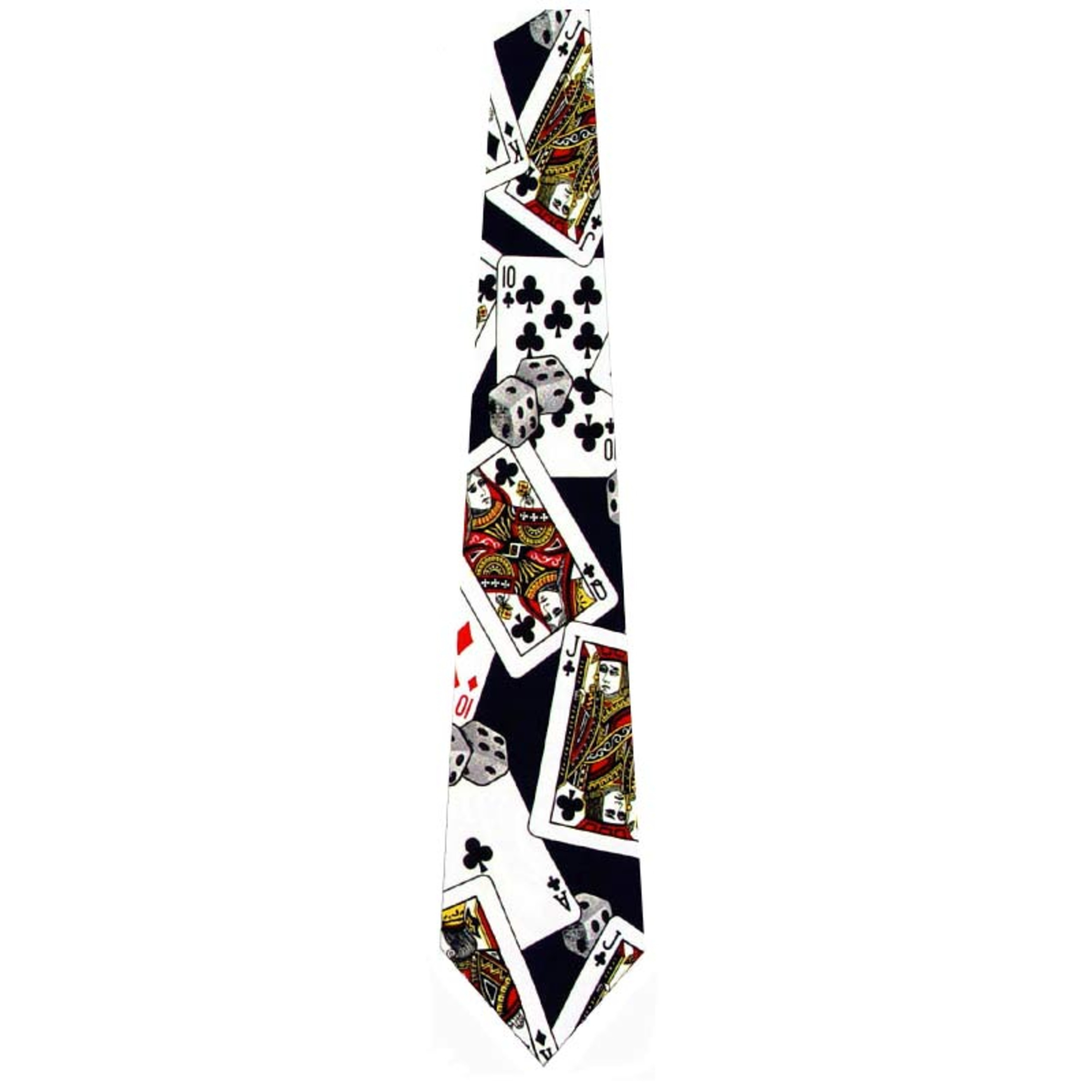 449-100: Playing Cards Ties Dice Neckties by Steven Harris at Abcties.com