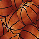 462-100: Basket Ball Ties Allover Sports Neckties by Steven Harris