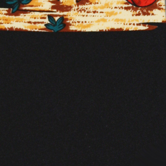 476-100: Thanksgiving Tukey Neckties Fall Autumn Ties Black by Steven Harris
