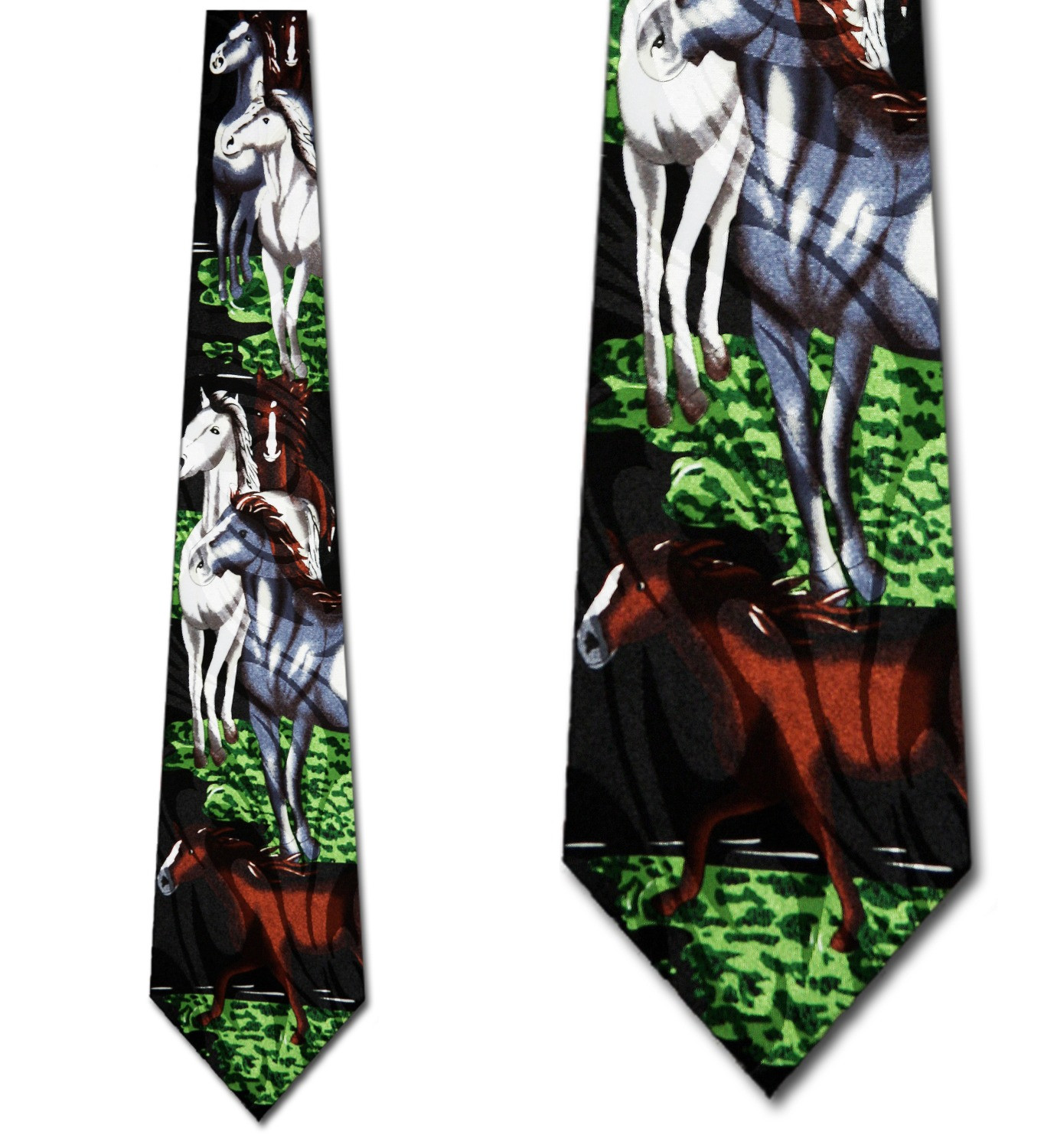 513-100: Horse Ties Horses Neckties by Steven Harris