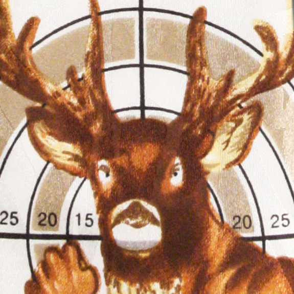 547-100: Deer Hunting Ties Big Bucks Neckties Black by Steven Harris