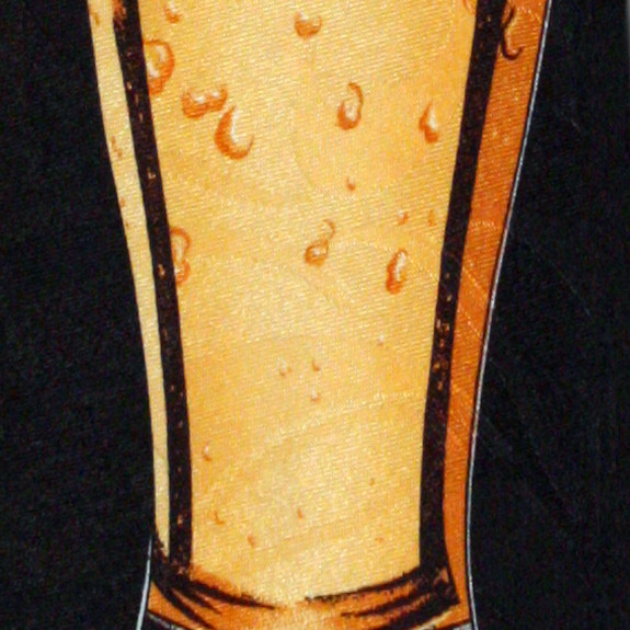 670-100: Pint of Beer Tie Brewery Brewer Neckties Black by Steven Harris