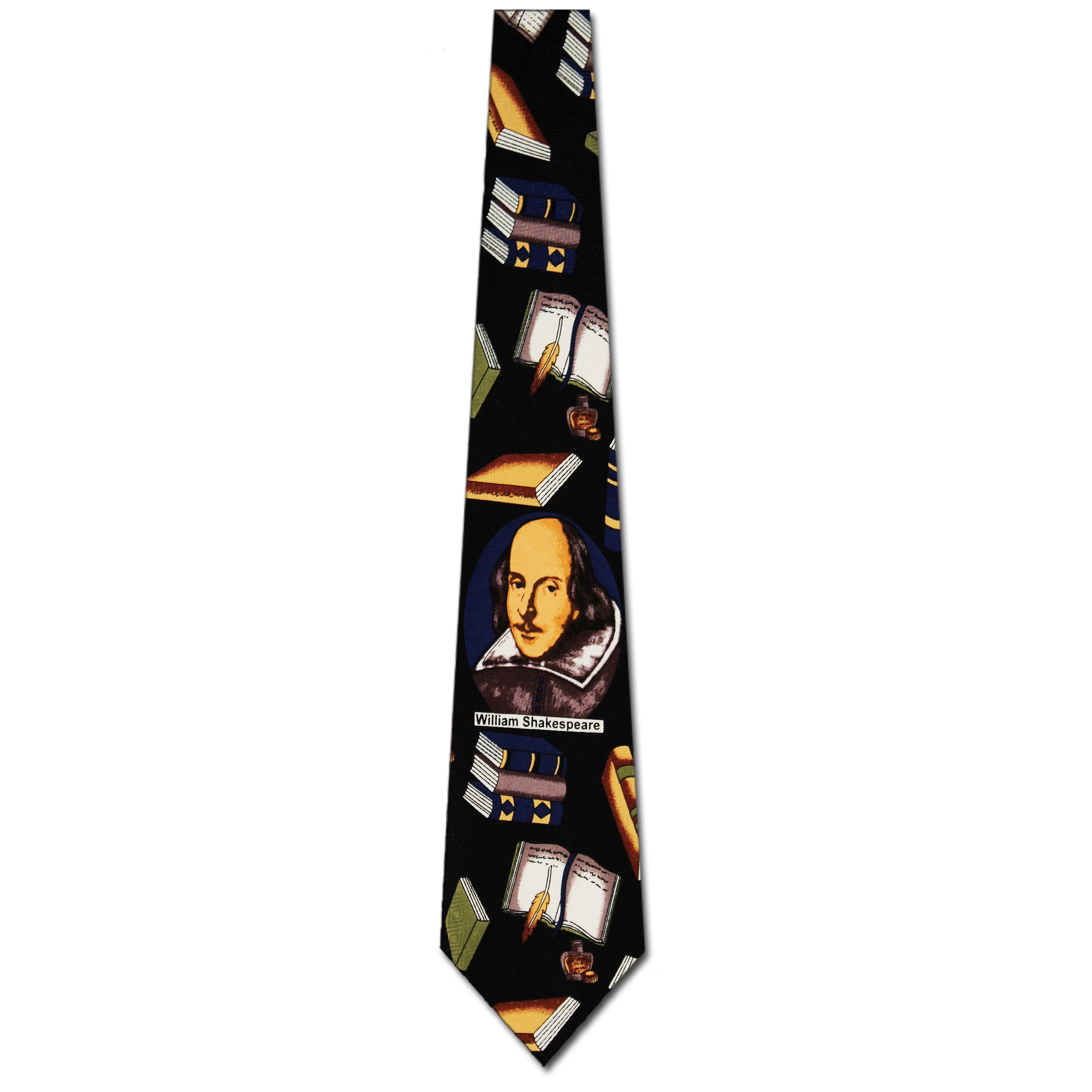 696-100: Shakespeare Ties Books Literature Neckties by Steven Harris at Abcties.com