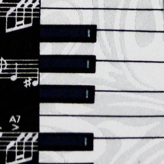 702-100: Keyboard Ties Notes Neckties by Steven Harris