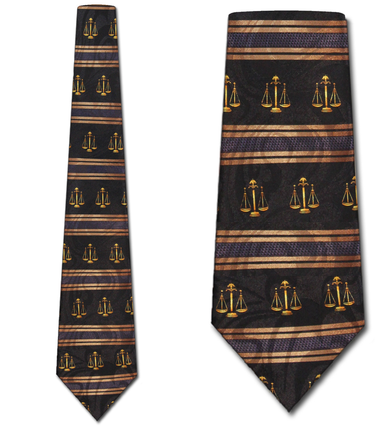 747-100: Scales of Justice Ties Lawyer Neckties by Steven Harris