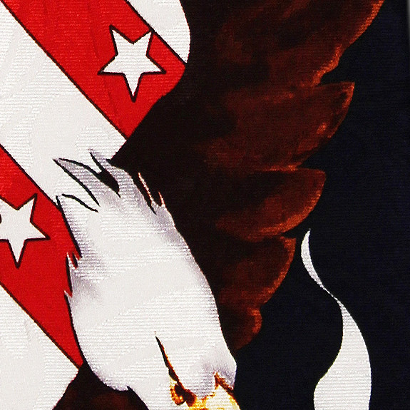791-100: God We Trust Ties Flag Neckties Faith by Steven Harris