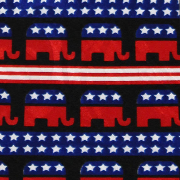 864-100: Republican Stripe Ties Black GOP Striped Neckties by Steven Harris