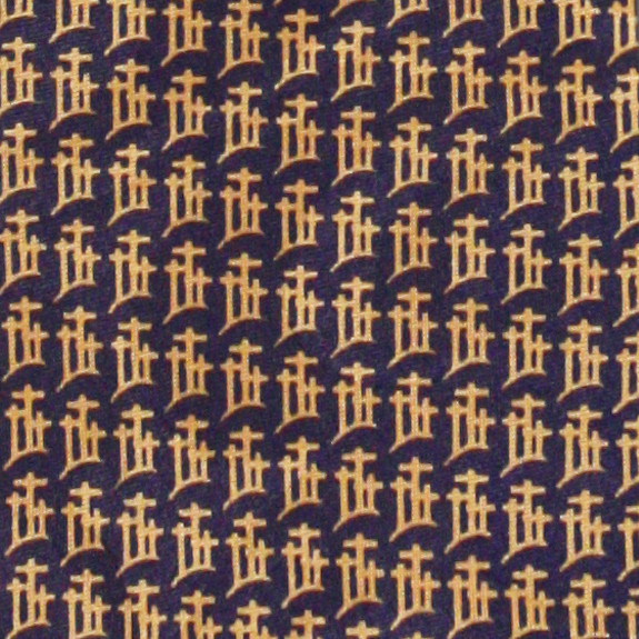 901-102: Calvary Cross Ties Crosses Necktie Christian Navy by Steven Harris at Abcties.com