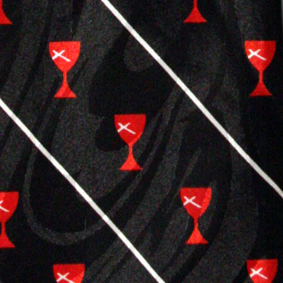 902-100: Wine Glass Neckties Stripe Ties Black by Steven Harris at Abcties.com