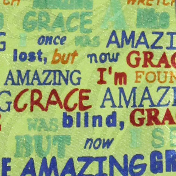 947-104: Amazing Grace Ties Inspirational Neckties Yellow by Steven Harris