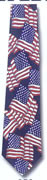 956-100: Medium US Flag Ties Patriotic Necktie by Steven Harris