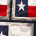 961-100: Texas Flag Ties Repeat Necktie by Steven Harris